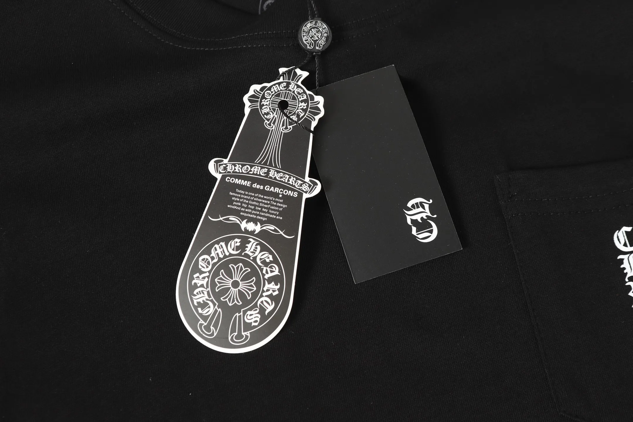 P140 -Chrome Hearts/Chrome Hearts 23ss basic Sanskrit letter printed short-sleeved T-shirt -High weight, high density and high quality. The wool is soft, delicate and skin-friendly. It feels soft and silky. It has excellent warmth and skin-friendly properties.